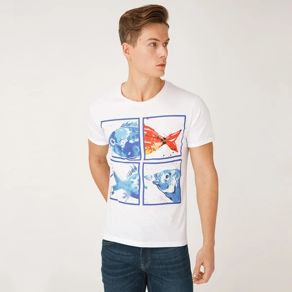 Anemoss Akvaryum Erkek T-Shirt - 6