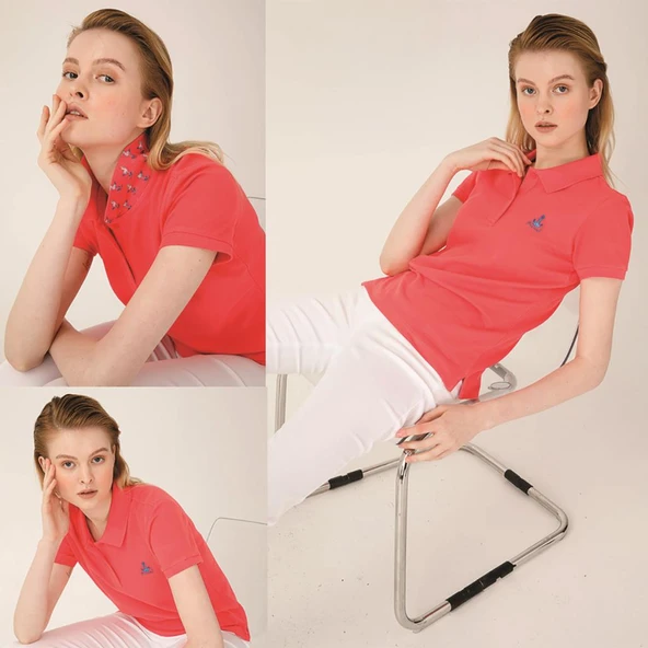 Anemoss Gemici Martı Kadın Polo Yaka T-Shirt - 7