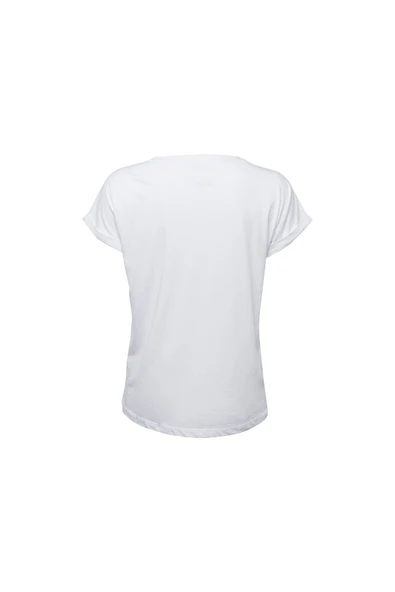 Anemoss Yeşil Yengeç Beyaz Kadın T-Shirt - Resim 10