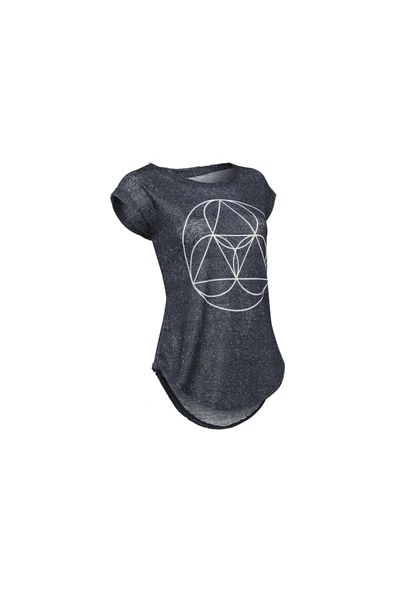 BiggDesign BiggYoga Namaste Antrasit T-Shirt - Resim 9