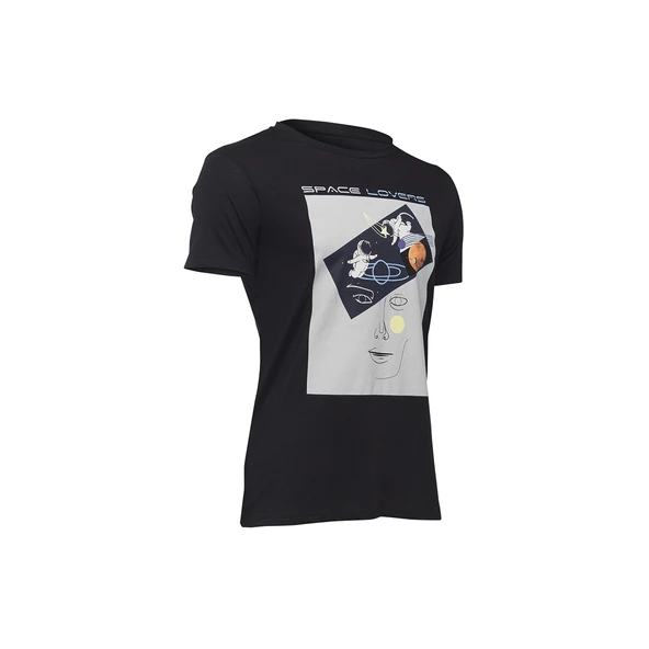 Biggdesign Faces Space Lovers Erkek T-Shirt - 2