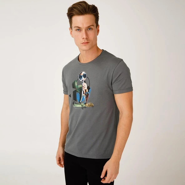 Biggdesign Nature Ormanın Kralı Erkek T-shirt - 4