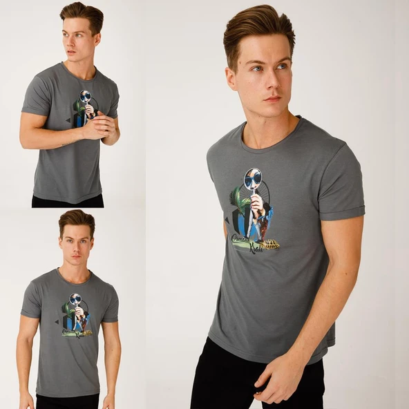 Biggdesign Nature Ormanın Kralı Erkek T-shirt - 6