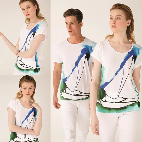 Anemoss Yelken Kadın T-Shirt - 7
