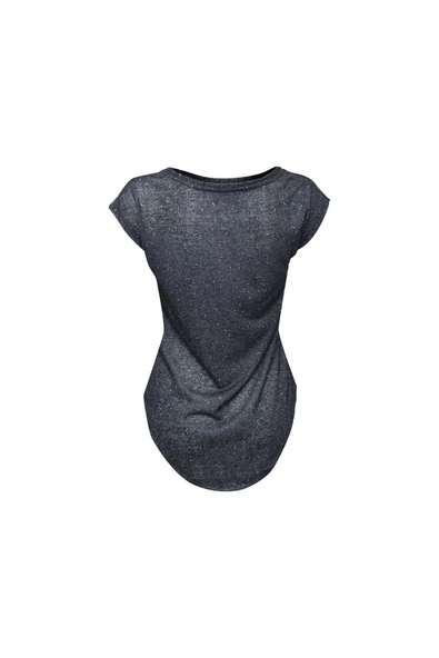 BiggDesign BiggYoga Namaste Antrasit T-Shirt - Resim 10