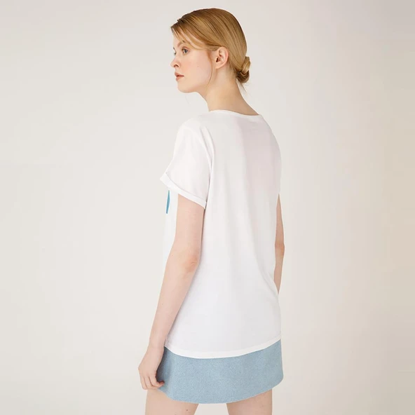 Biggdesign Faces Happy Kadın T-Shirt - 7