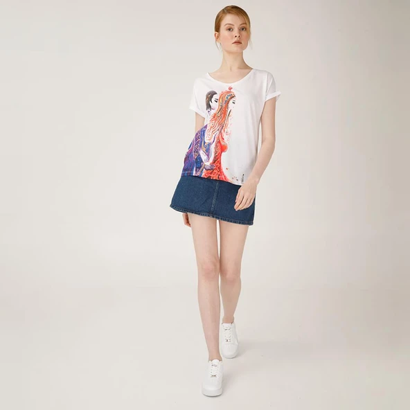 Biggdesign Aşk Kadın T-Shirt - 4