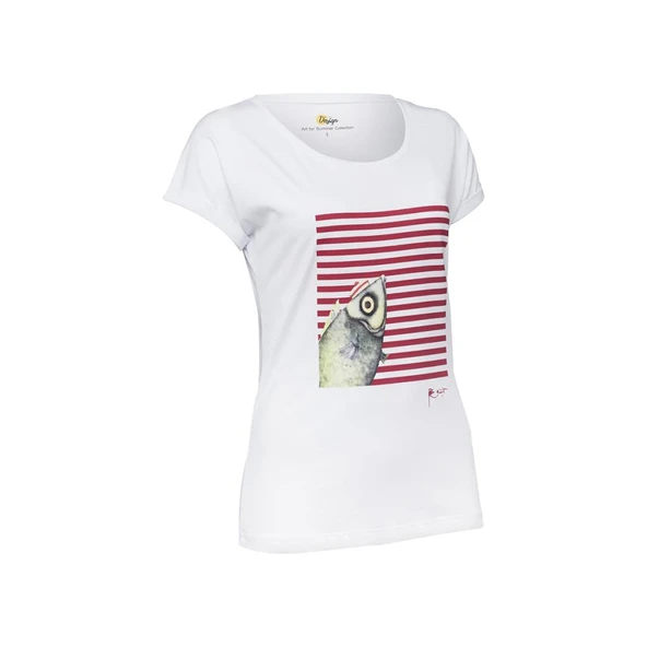 Biggdesign Pistachio Çizgili Kadın T-Shirt - 2