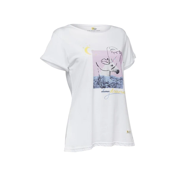 Biggdesign Faces Dreamer Kadın T-Shirt - 2