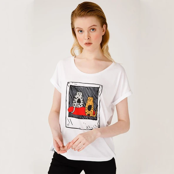 Biggdesign Kedi Fotoğraf T-Shirt - 5