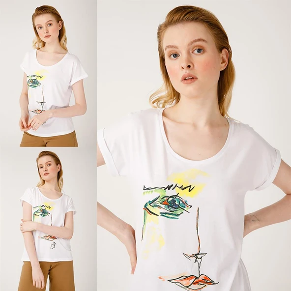 Biggdesign Green Face T-Shirt - 6