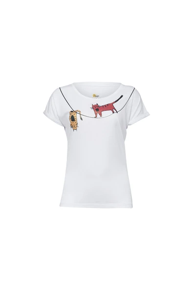 Biggdesign Cambaz Kedi T-Shirt - Resim 8