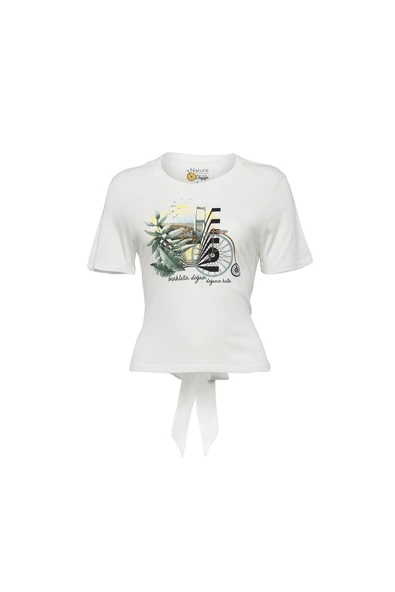 Biggdesign Nature Boğazda Bisiklet Kadın T-shirt ürün görseli