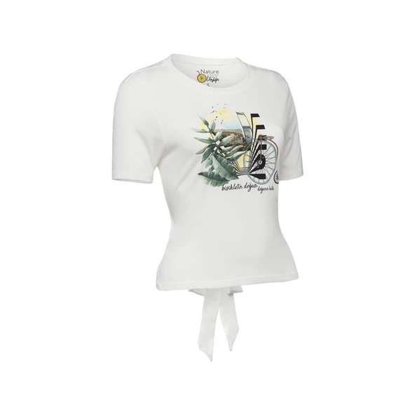 Biggdesign Nature Boğazda Bisiklet Kadın T-shirt - 2