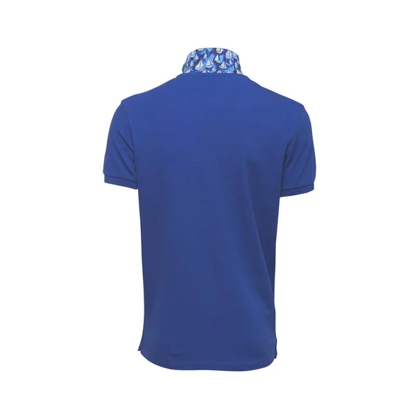 Anemoss Yelken Mavi Erkek Polo Yaka T-Shirt - 3