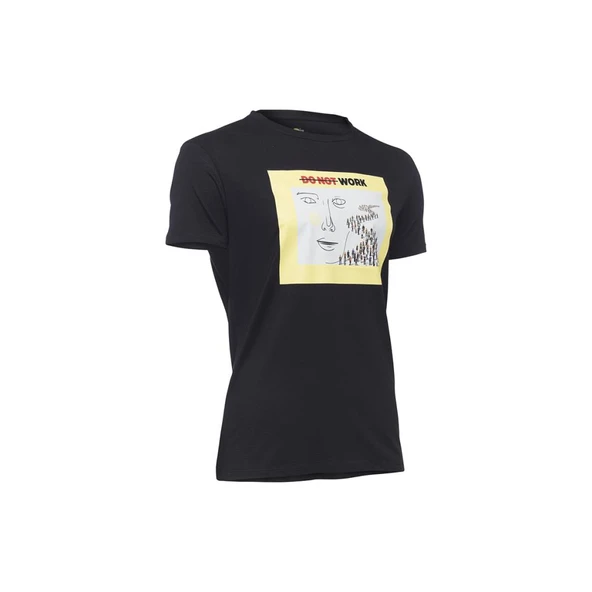 Biggdesign Faces Do not Work Erkek T-Shirt - 2