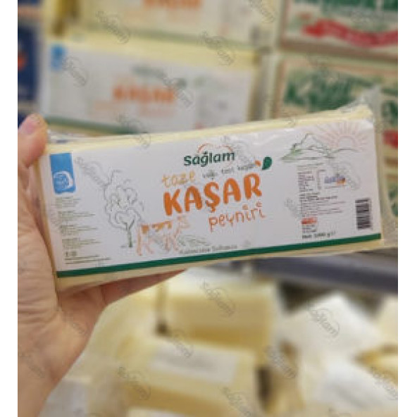 Sağlam Taze Kaşar Peyniri 500 gr