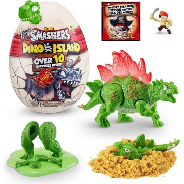 Zuru Smashers Mini Dino Sürpriz Stegosaurus CDU6-7486SQ1