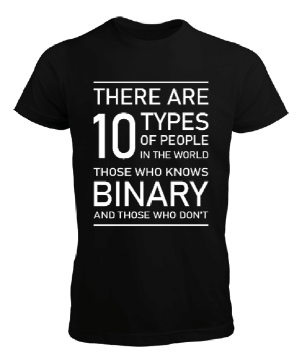 Binary Erkek Tişört