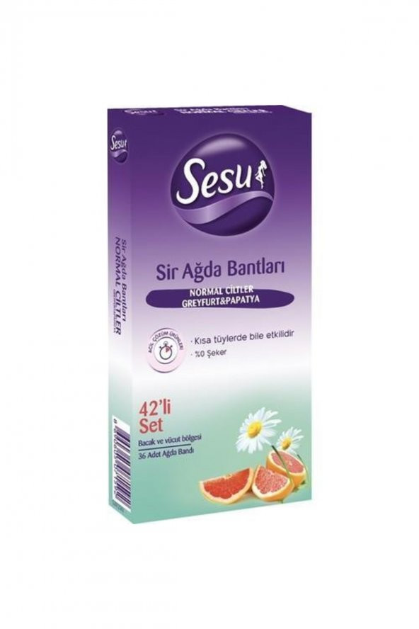 Sesu Ağda Bandı 42li Greyfurt & Papatya