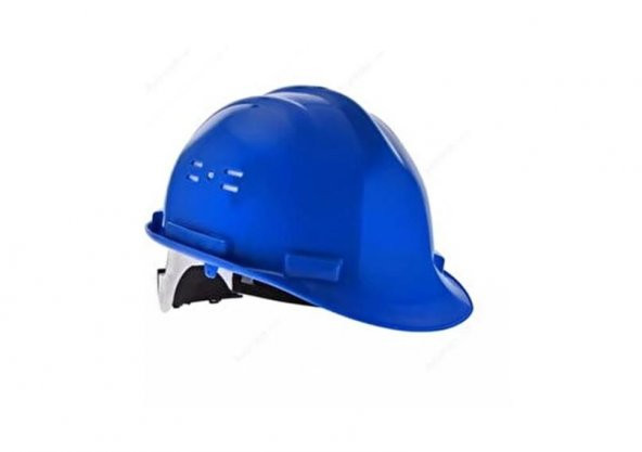 Essafe 1537 Plastik İçlikli Vidalı Deliksiz Baret Mavi - 2
