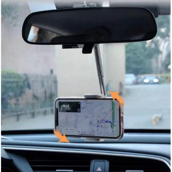 Araba Dikiz Aynasına Takılan Akrobat Telefon Tutucu - 5