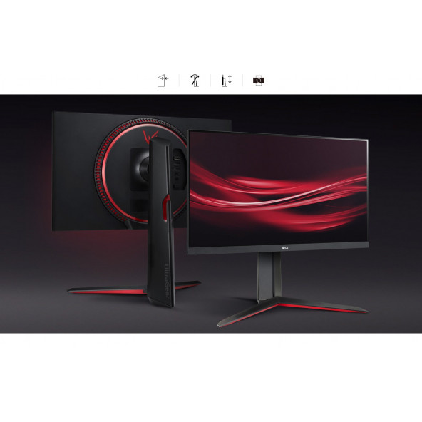LG UltraGear 27GP83B 27" 1ms QHD G-Sync Freesync Pivot Oyuncu Monitörü