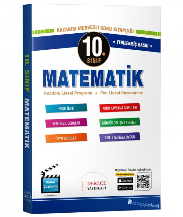 I0. Sınıf Matematik Seti - Derece Yayınları