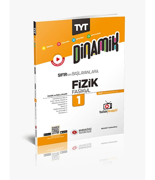 Karaağaç Yayınları TYT AYT Fizik Fasikülleri Dinamik Serisi 10 Kitap - 4