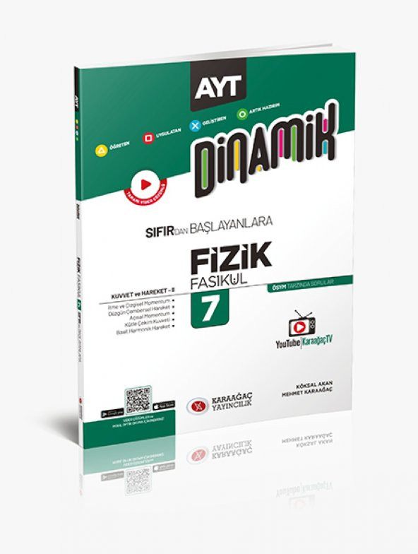 Karaağaç Yayınları TYT AYT Fizik Fasikülleri Dinamik Serisi 10 Kitap - 9