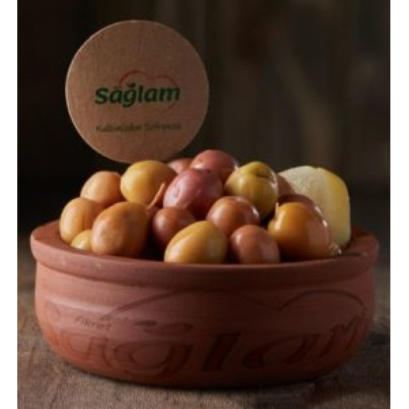 Sağlam Ayvalık Naturel Yeşil Çizik Zeytin 500 gr
