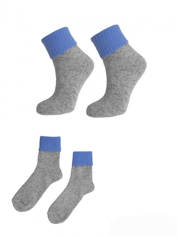 Kadın Kışlık Bot Çorabı Tek Çift 36-41 Numara  Kalın Çorap BT-0697
