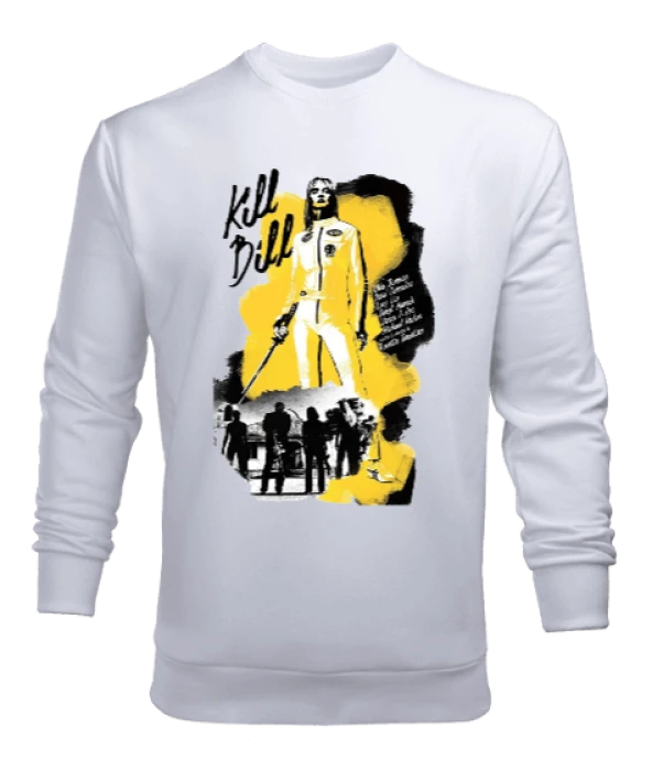 Kill Bill Tasarım Baskılı Erkek Sweatshirt