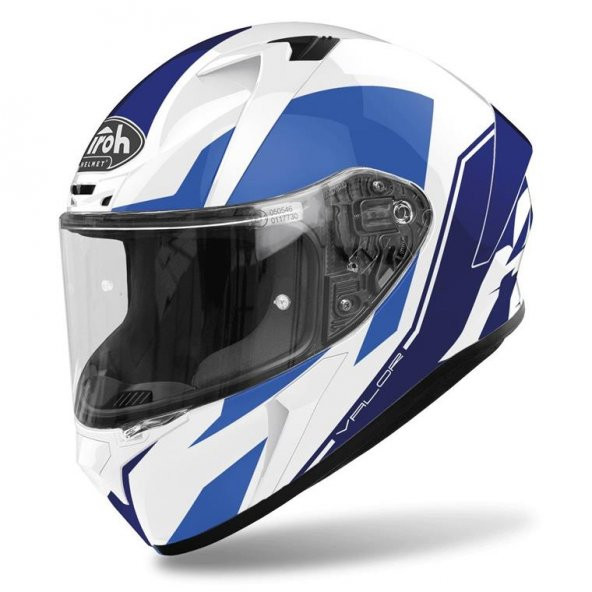 AIROH VALOR WINGS BLUE GLOSS KASK