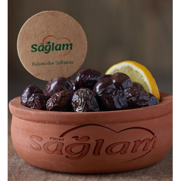 Sağlam Trilye Siyah Zeytin 500 gr