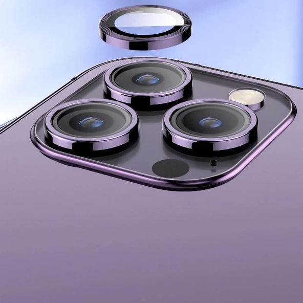 İphone 14-14 Plus Ve 15-15 Plus Uyumlu Lens Koruma - 12