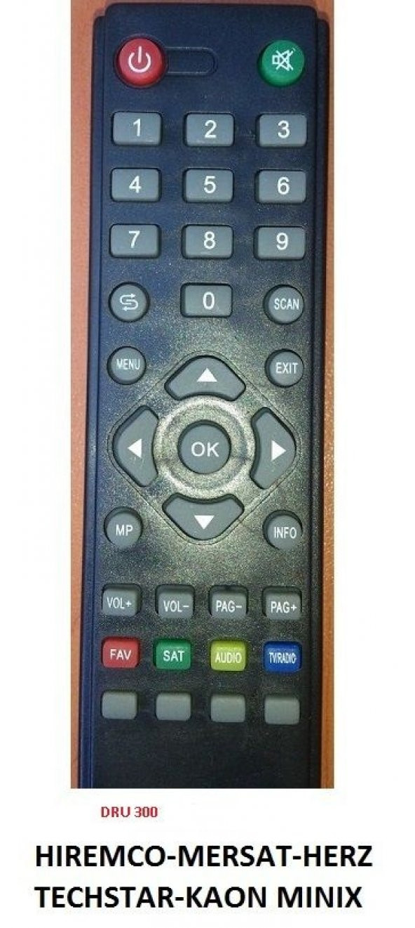 Hiremco-Mersat-Herz-Techstar-Kaon Uydu Kumandası ürün görseli 1