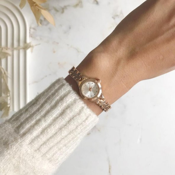 Melia Rose Kordon Beyaz Kadran Kadın Kol Saati