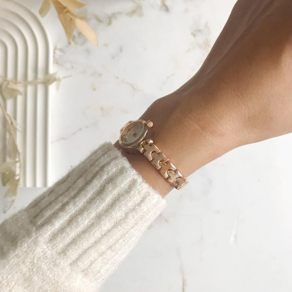 Melia Rose Kordon Beyaz Kadran Kadın Kol Saati - 2