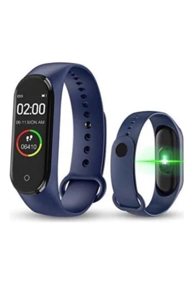 Hammm M4 Akıllı Bileklik Saat Nabız Ölçer Adım Ölçer - Resim 5