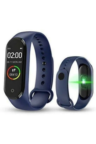 AbaTech Unisex Lacivert M4 Akıllı Bileklik