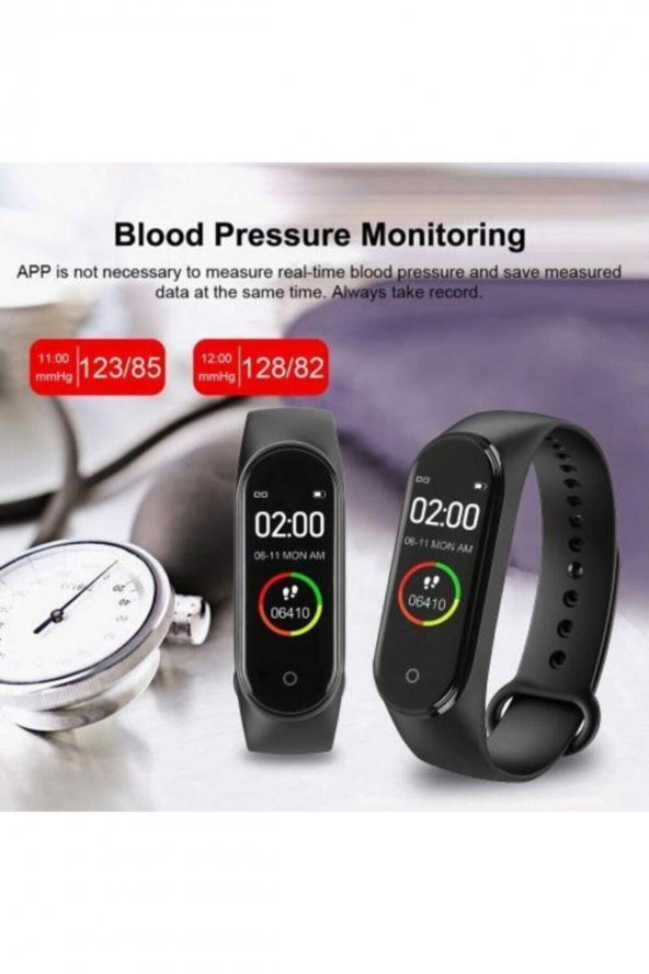 SmartWatch M4 Band Akıllı Saat Özellikli Akıllı Bileklik M4band Hm-m4 Hm-m4 - 3