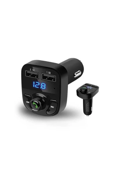 CEPIX X8 Araç Içi Fm Transmitter Bluetooth,mp3, Sd Kart Girişli