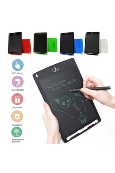 AbaTech Objaks Grafik Digital Yazı Tahtası Çizim Tableti Lcd 8.5 Inc Ekran Grafik 8.5 Inç Ekran - 4