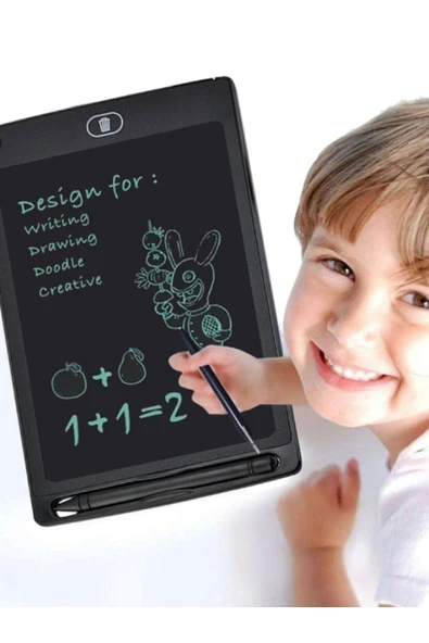 EYNOR Writing Tablet Lcd 8.5 Inç Dijital Kalemli Çizim Yazı Tahtası Grafik Not Yazma Eğitim Tableti-siyah - 3
