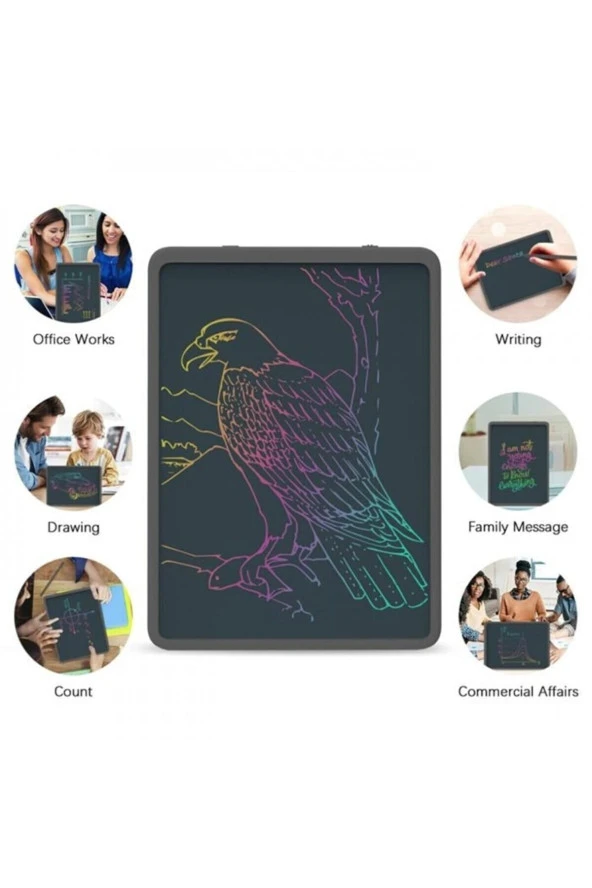 AbaTech Objaks Grafik Digital Yazı Tahtası Çizim Tableti Lcd 8.5 Inc Ekran Grafik 8.5 Inç Ekran - 3