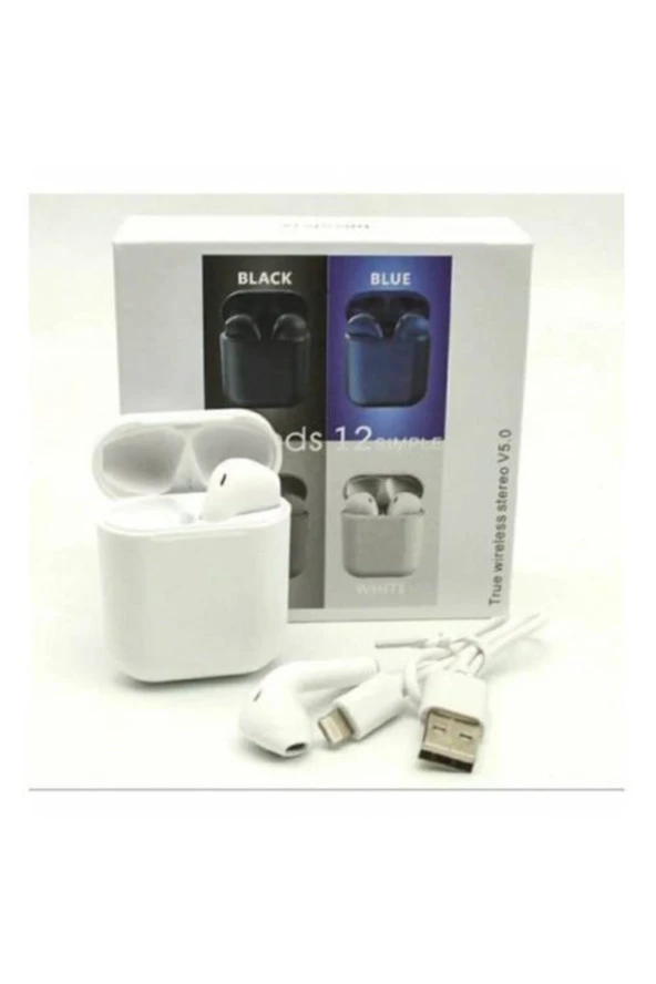 Inpods 12 Bluetooth Kulaklık Kaliteli Ürün-inpods 12 Tws Bluetooth Kulak Içi Kulaklık Mavi Renk
