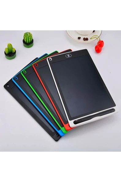 All Avcill Writing Tablet Lcd 8.5 Inç Dijital Kalemli Silinebilir Çizim Yazı Tahtası Grafik Eğitim Tableti - 4