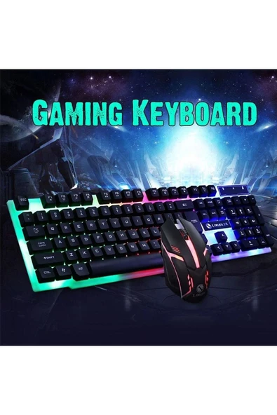 Polygod Rgb Oyuncu Klavye Ve Mouse Set.. - 4