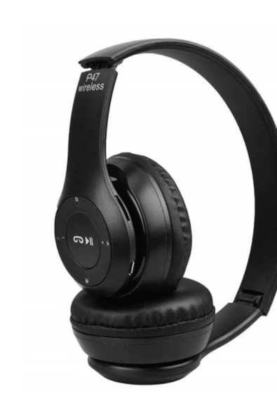 POLYGOLD P47 Wireless Bluetooth 5.0 Kablosuz Kulaklık Mp3 Extra Bass Fm Radyo - 5